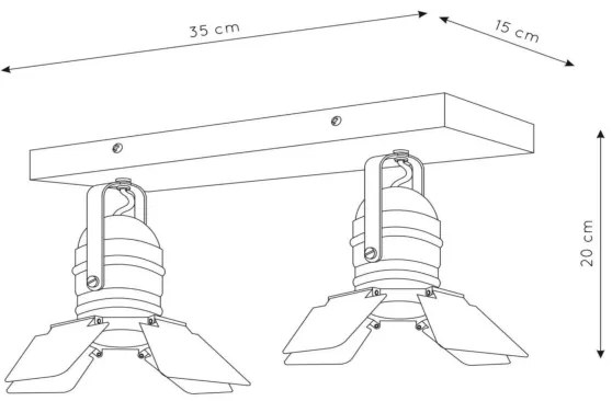 Spot Lucide 17997/02/66 PICTO 2xGU10/35W/230V roz