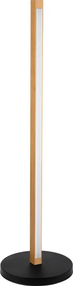 Lampă de podea LED VERDE LED/18W/230V 3000K stejar/negru