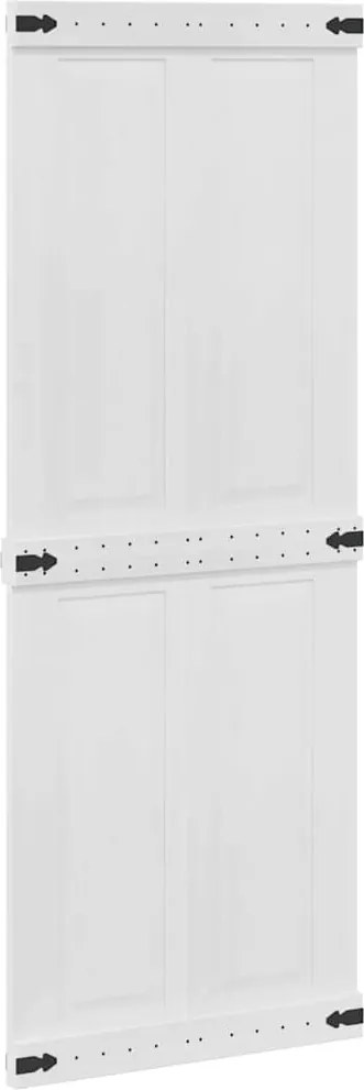 vidaXL Ușă Corona Alb 80 x 210 cm Lemn compozit