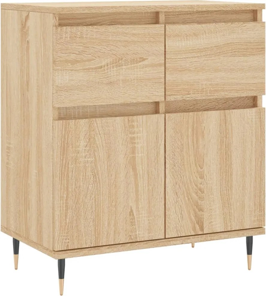 vidaXL Servantă, stejar sonoma, 60x35x70 cm, lemn prelucrat