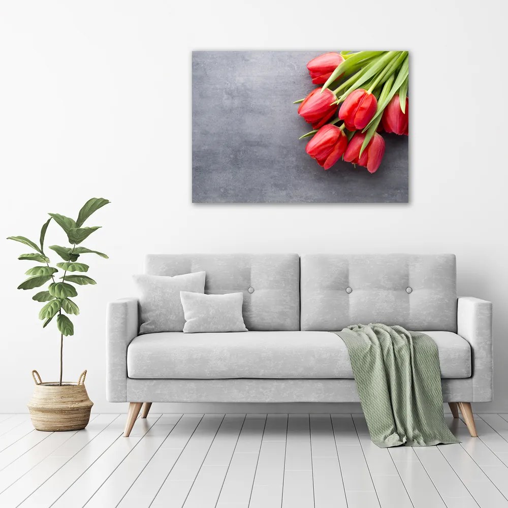 Imprimare tablou canvas Lalele rosii
