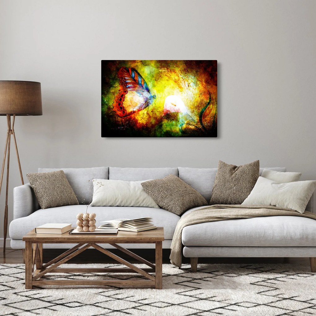 Tablou - Fluture spațial (90x60 cm)