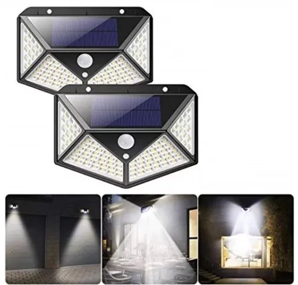 Lumină solară LED cu detectare a mișcării SH-100 - 100 LED