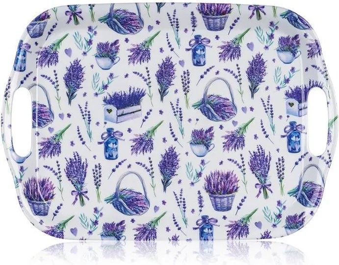 BANQUET Set de tăvi din melamină LAVENDER 36 x 25,5 cm 2 buc