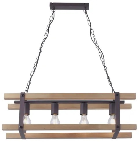 Leuchten Direkt 15684-79 - Lustră pe lanț EDITH 4xE27/60W/230V