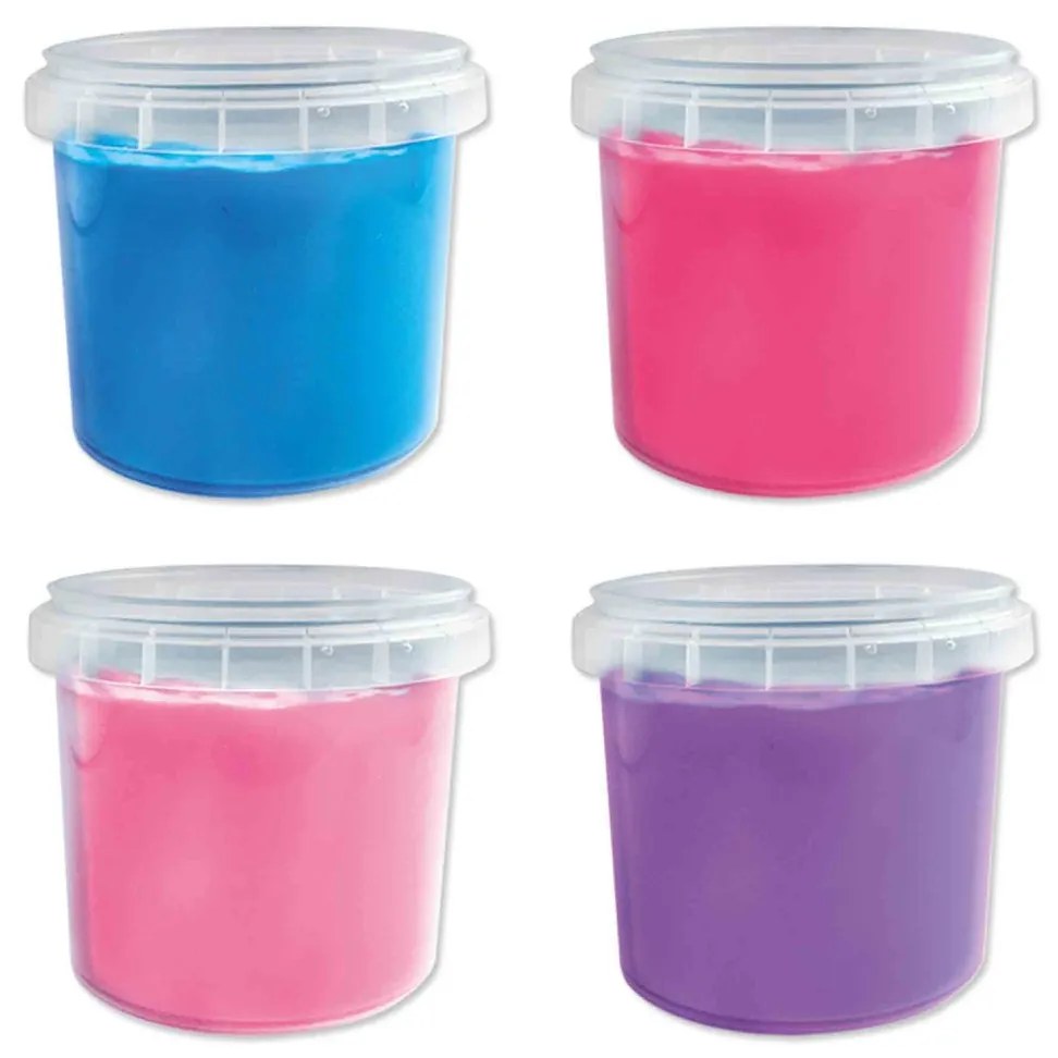 Set acuarele pentru degete, culori trendy (4 x 110ml)