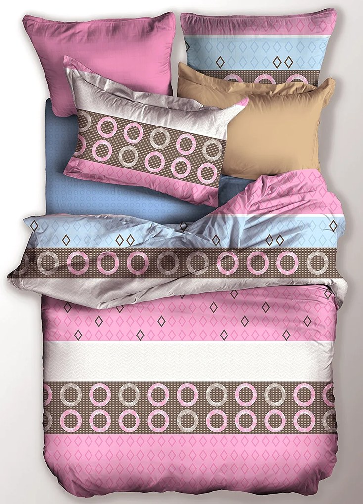 Lenjerie de pat din microfibra MORGEN roz Dimensiune lenjerie de pat: 80 x 80 cm | 135 x 200 cm