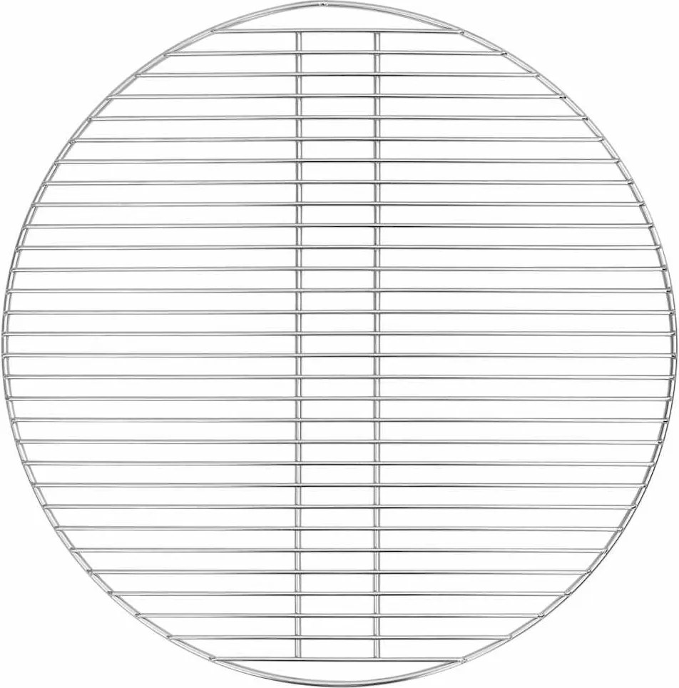 vidaXL Grătar pentru grătar Argintiu 57 x 57 cm Oţel inoxidabil