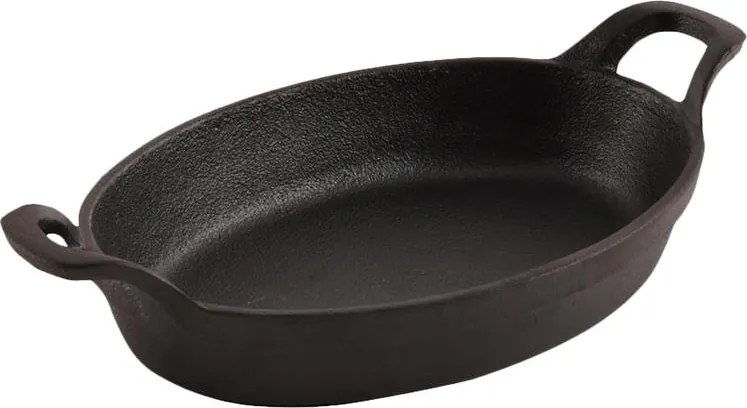 Tava din fonta cu urechi ovala 27,5 cm