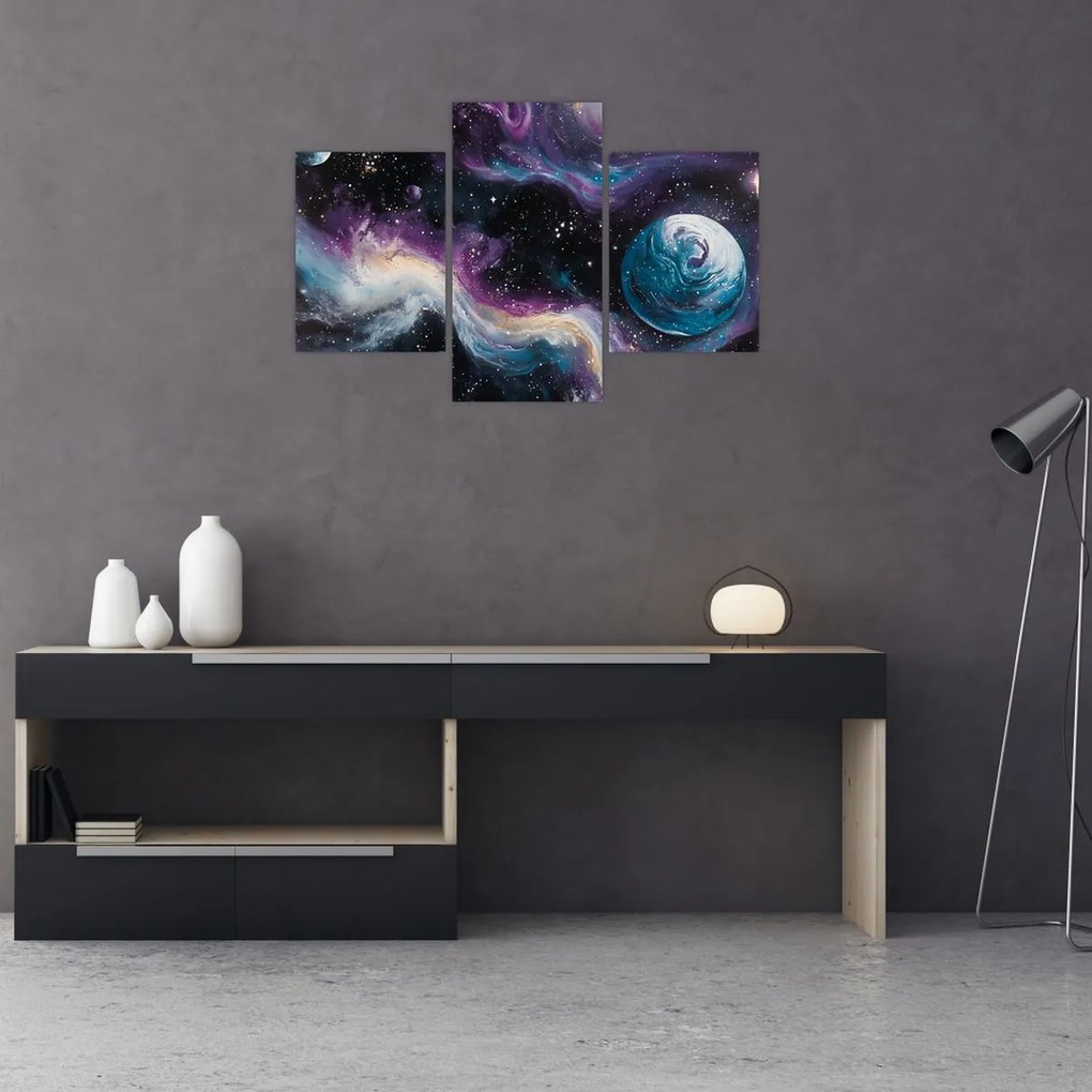 Tablou - Univers pictat (90x60 cm)