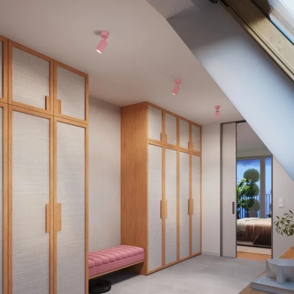 Brilagi - Lampă spot CRESTO 1xGU10/10W/230V roz