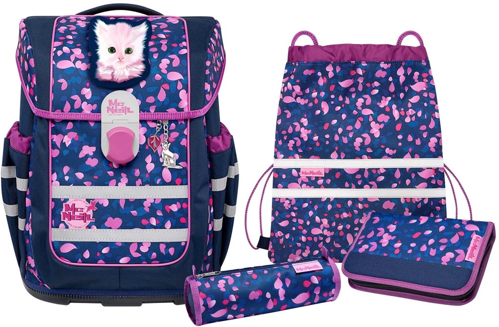 Set ghiozdan si accesorii McNeill Ergo Dream 5 piese