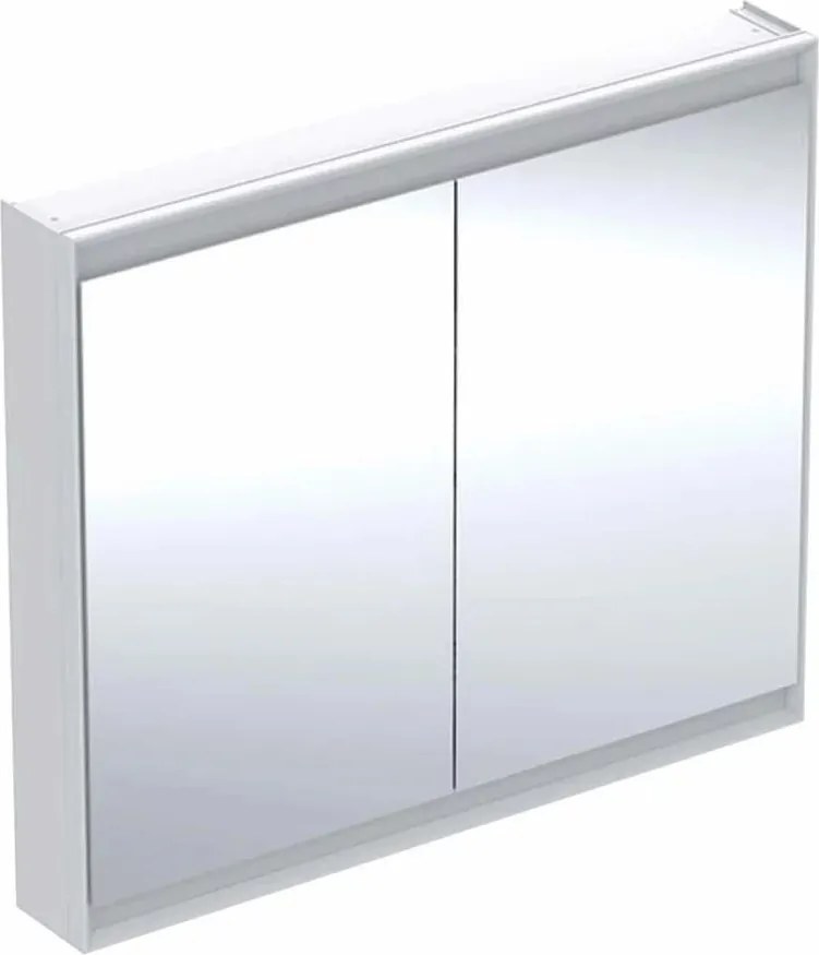 Dulap cu oglinda Geberit One ComfortLight 105 cm alb