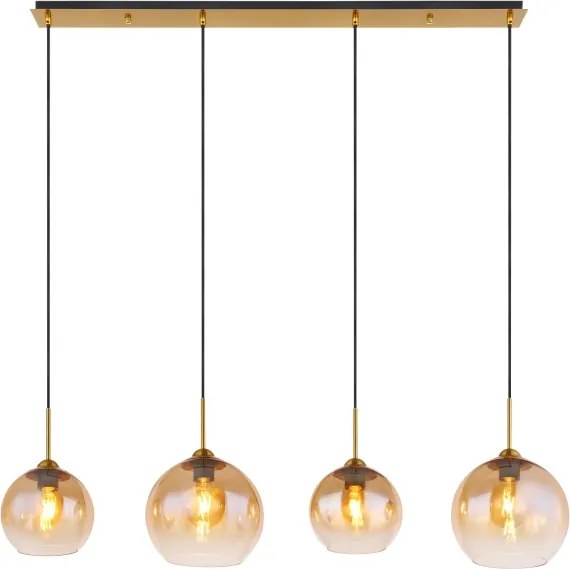 Globo 15788-4H - Candelabru suspendat pe cablu JAMESSA 4xE27/60W/230V, alamă