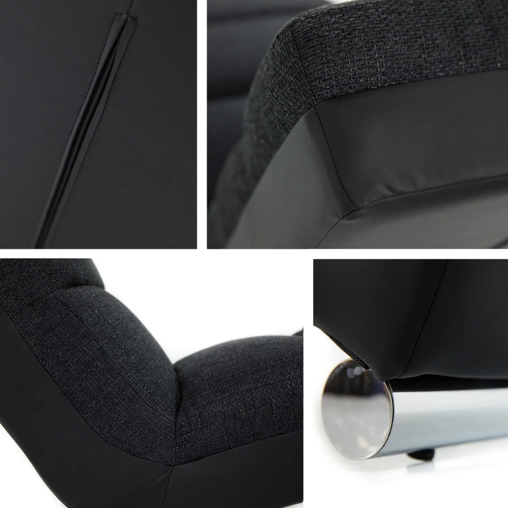 Fotoliu relax tapițat Laresa (piele ecologică Soft 017 + Lawa 06). Promo -17%. 1060824