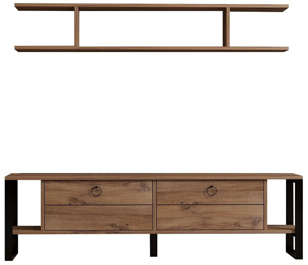 Mobilier living Menile 3 (stejar zafir) . 1095318