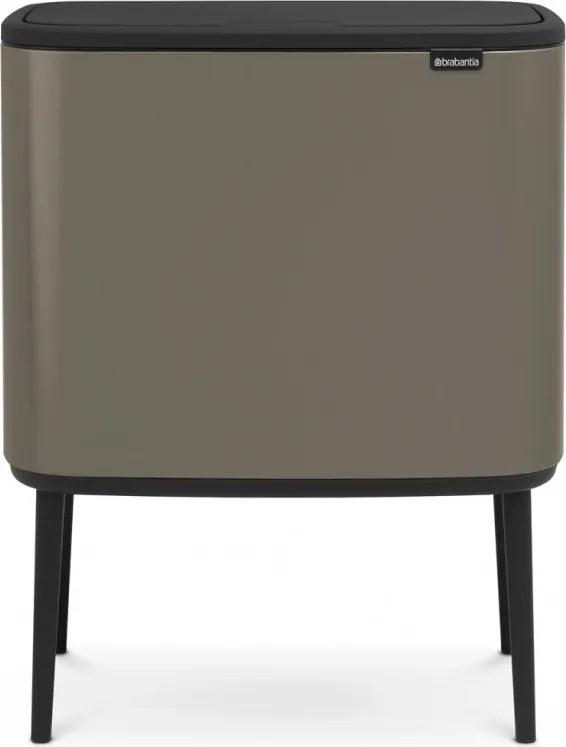 Cos de gunoi Brabantia Bo Touch 651105, 36 l, Deschidere lina si silentioasa, Gri