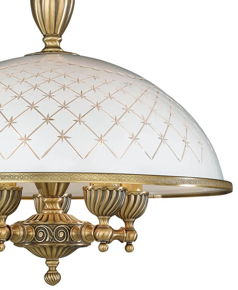 Pendul clasic design italian din alama, sticla 7002 RA-L. 7002/48