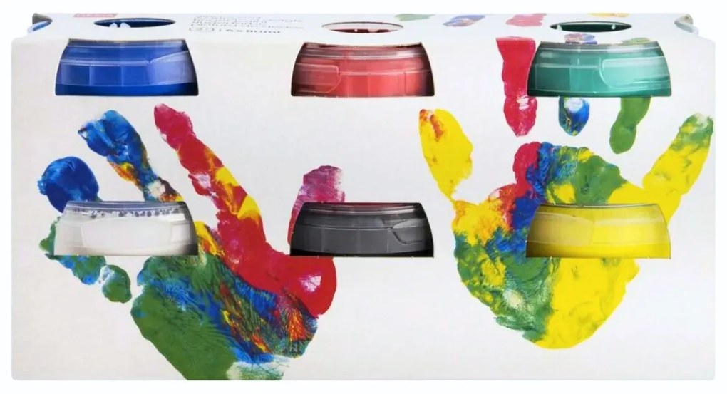 VOPSEA PENTRU PICTURA CU DEGETELE (6 CULORI) - FEUCHTMANN (6330629)