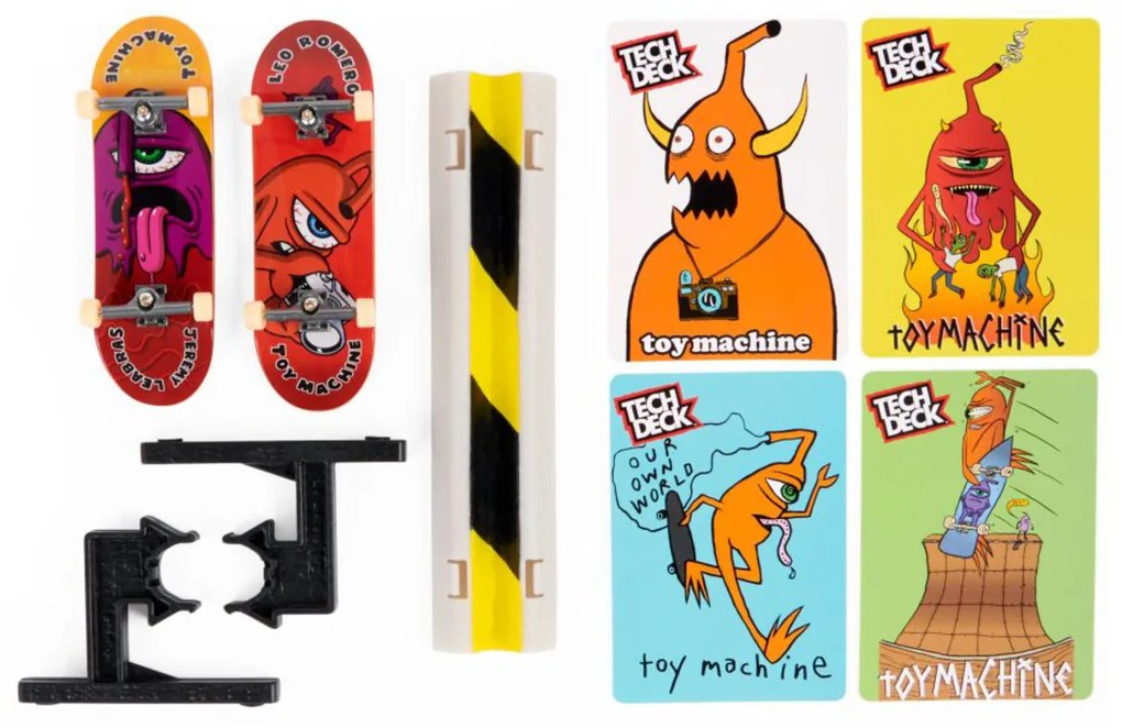 TECH DECK FINGERBOARD PACHET DUBLU CU OBSTACUL