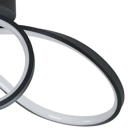 Plafonieră LED RGBW dimabilă Eglo 901158 CALAROSSA-Z LED/22W/230V negru