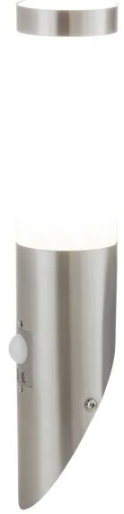 Aplică de exterior cu senzor INOX TORCH 1xE27/25W/230V IP44 Rabalux 8266