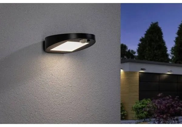 Paulmann 94246 - LED 1,2W IP44 Lampa solară de exterior cu senzor RYSE 3,7V
