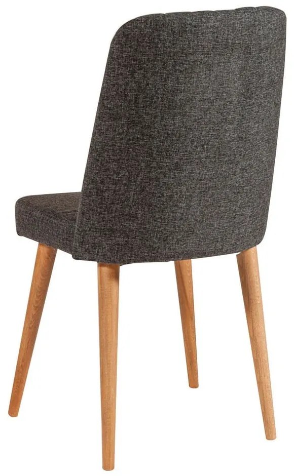 Scaun de dining gri antracit din catifea Stormi Sandalye – Kalune Design