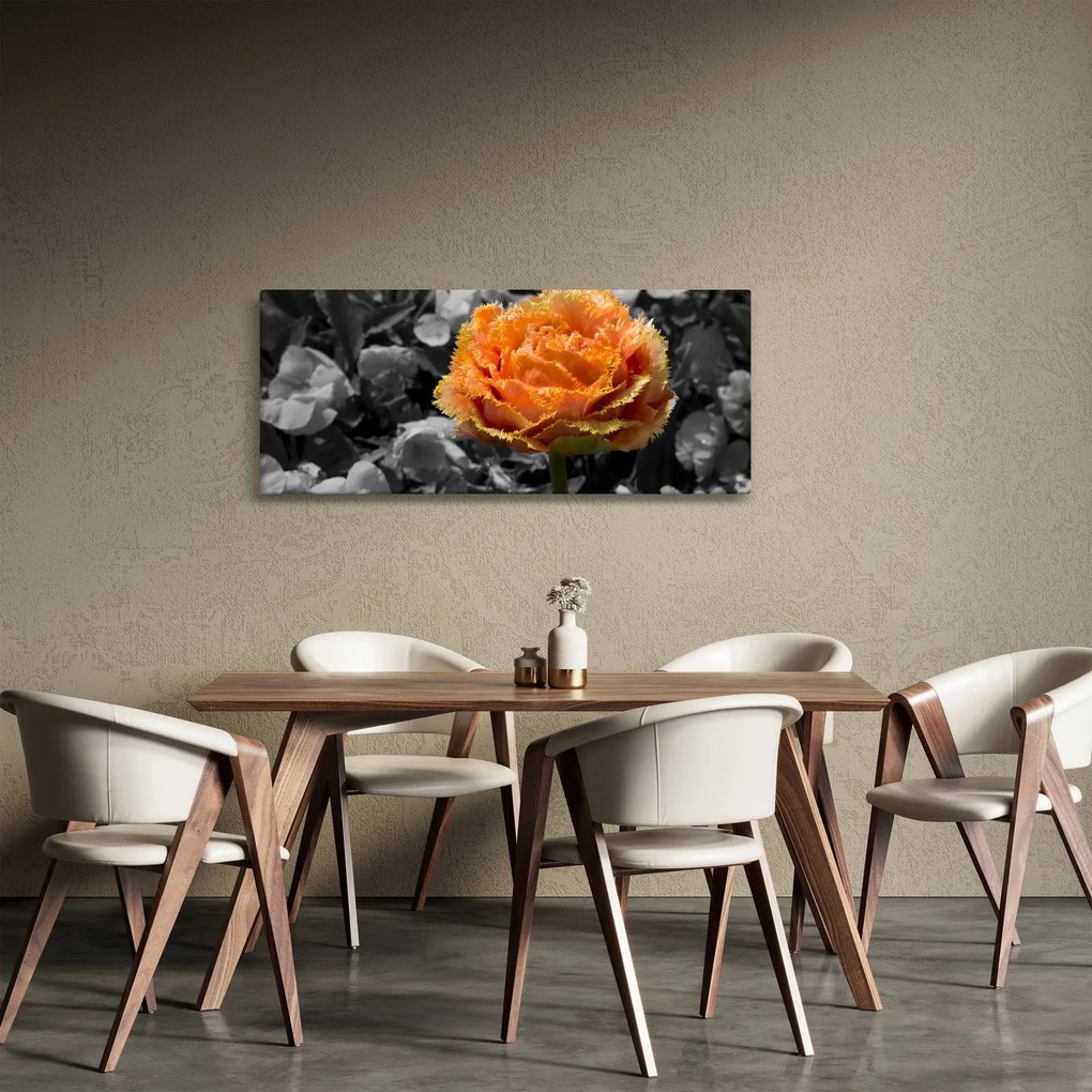 Tablou cu floare (120x50 cm)