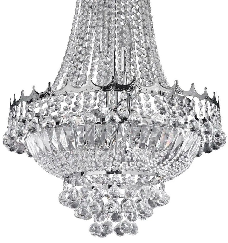 Lustra eleganta design LUX Versailles 9L crom