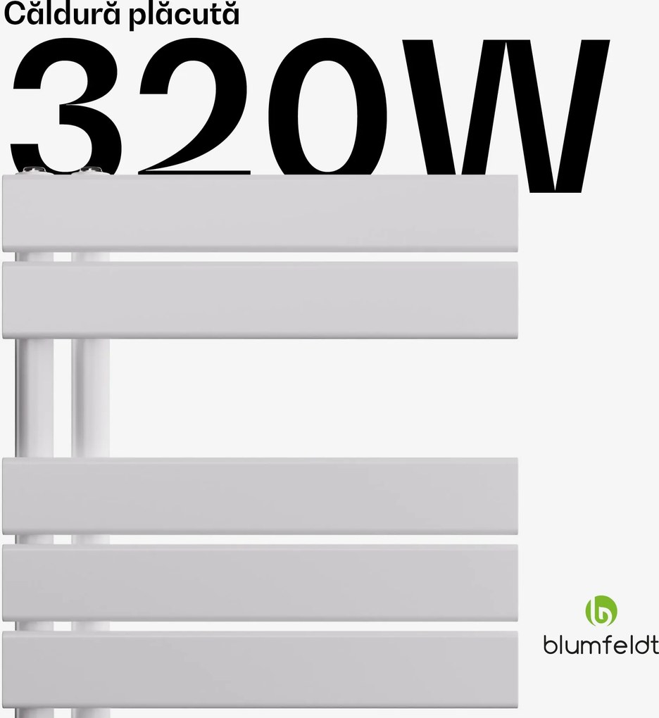 Blumfeldt Radiator Fairmont, 45 x 80 cm, de perete, design modern, cu încălzire pe apă