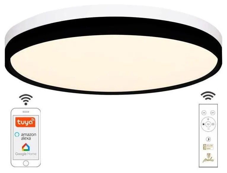 Plafonieră LED dimabilă LED/48W/230V 2700-6500K Wi-Fi Tuya + telecomandă