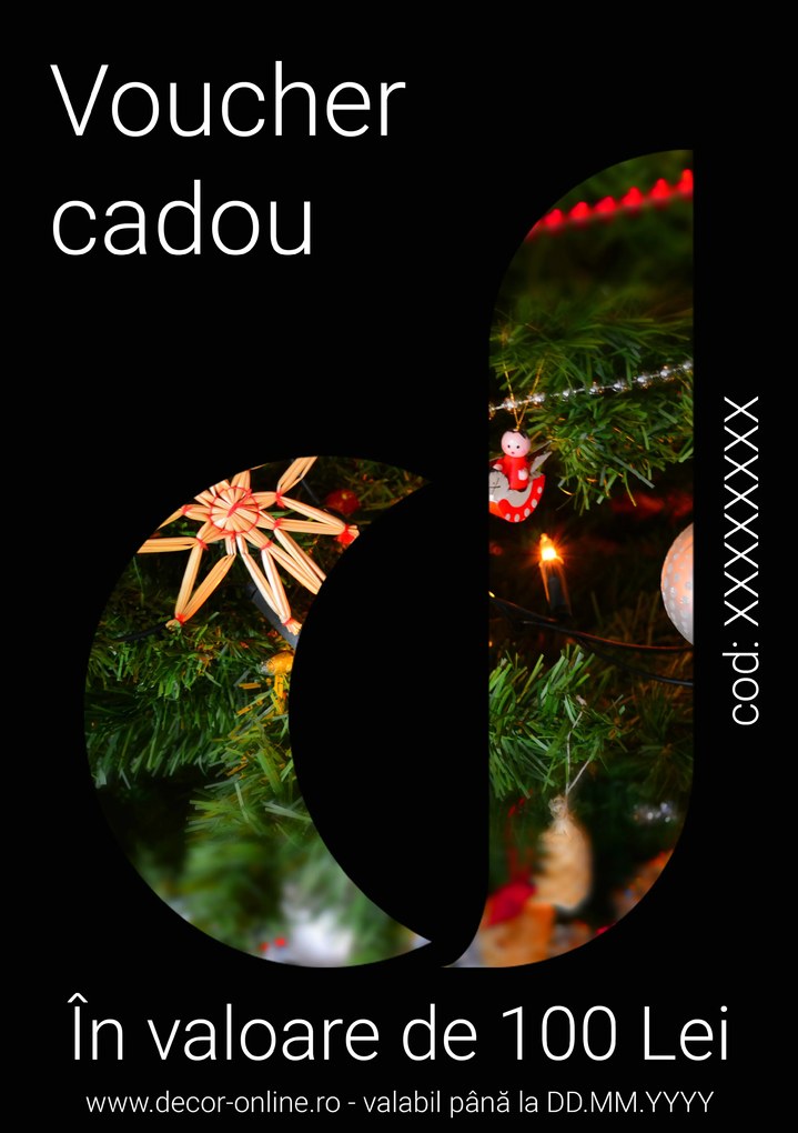 Voucher cadou în valoare de 100 Lei
