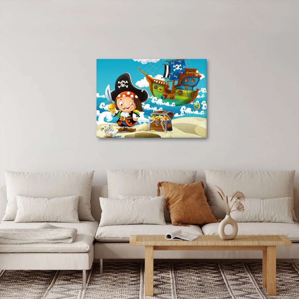 Tablou - Comoara piraților (70x50 cm)