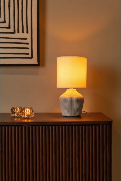 Lucide 47551/81/38 - Lampă de masă FILIZ 1xE14/40W/230V crem