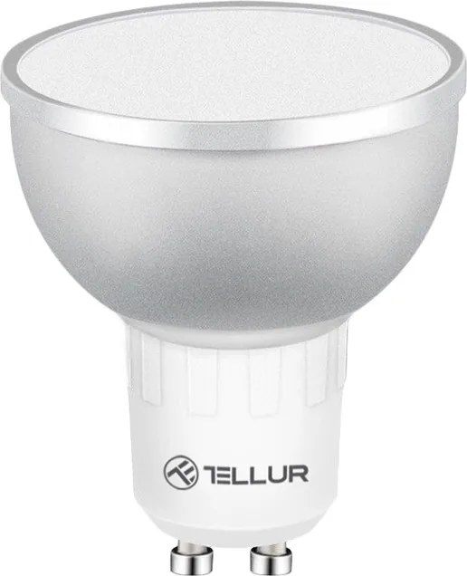 Bec Tellur WiFi Smart LED GU10, 5 W, albă caldă