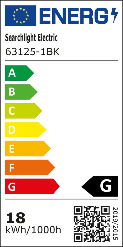 Aplica LED de perete / oglinda baie IP44 Clamp neagra 63125-1BK SRT