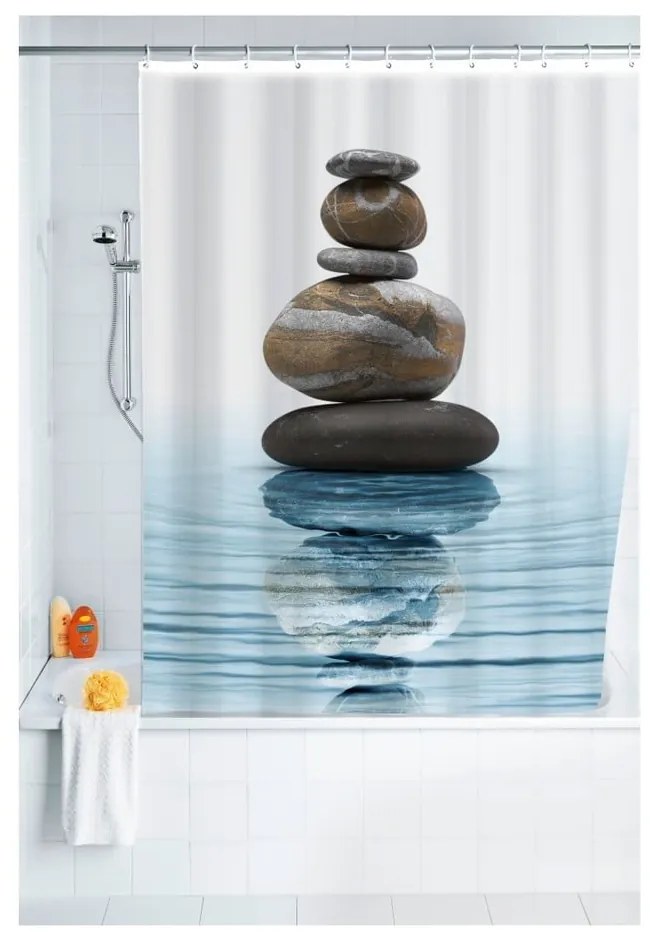 Perdea duș Wenko Balance, 180 x 200 cm