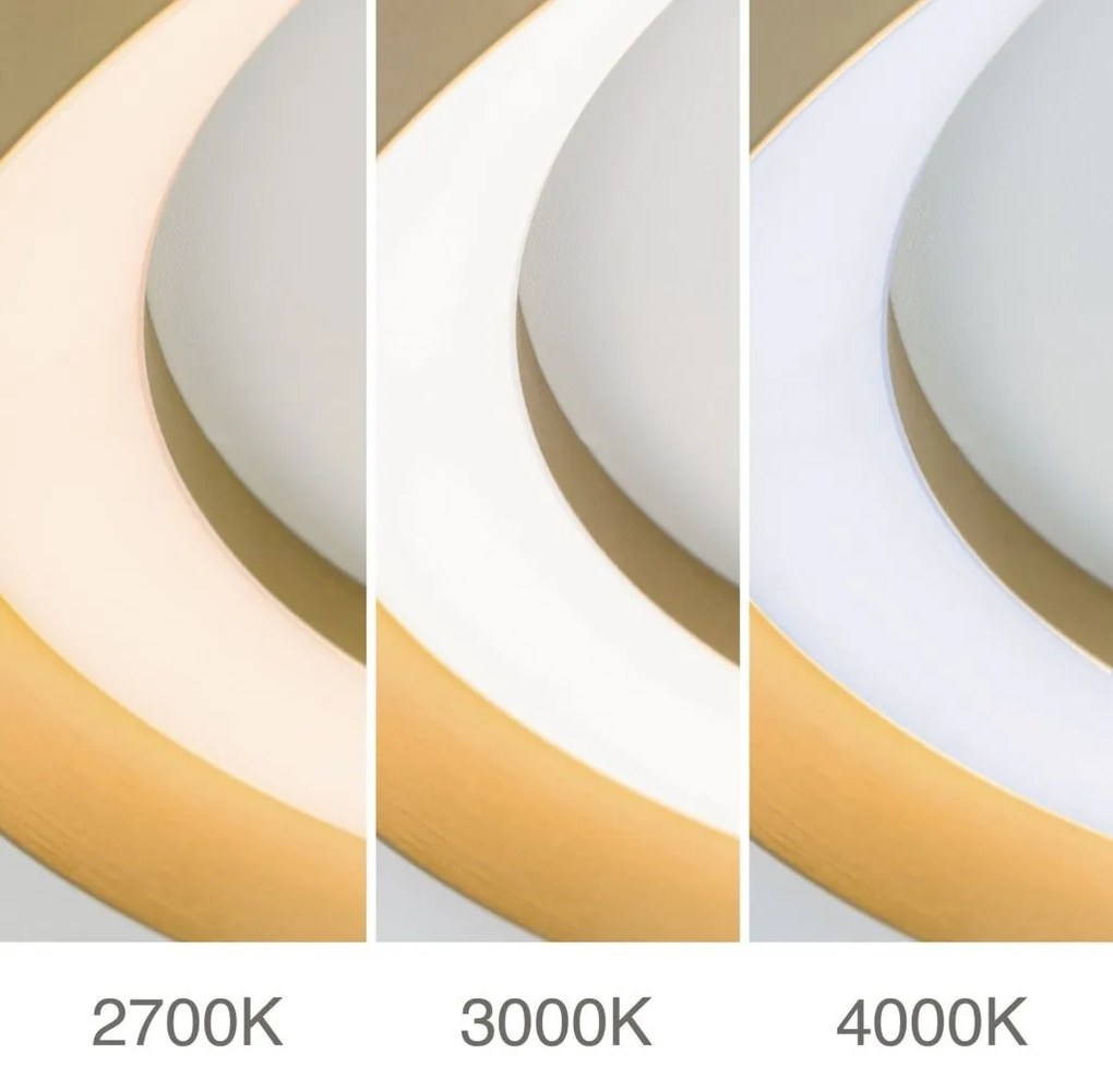 Plafoniera LED design circular MASCA D-60cm auriu mat