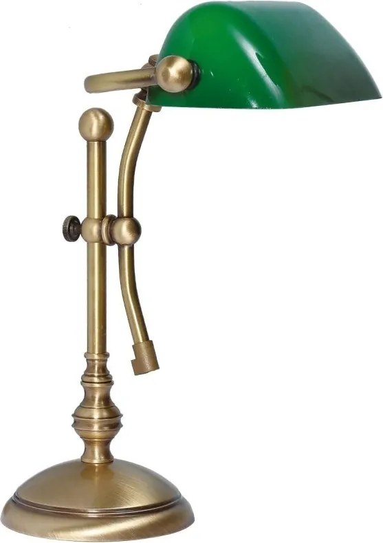 Lampa de birou din alama design clasic Banker