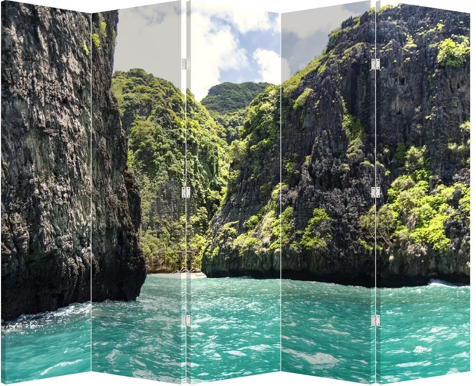 Paravan - Râu montan (210x170 cm)