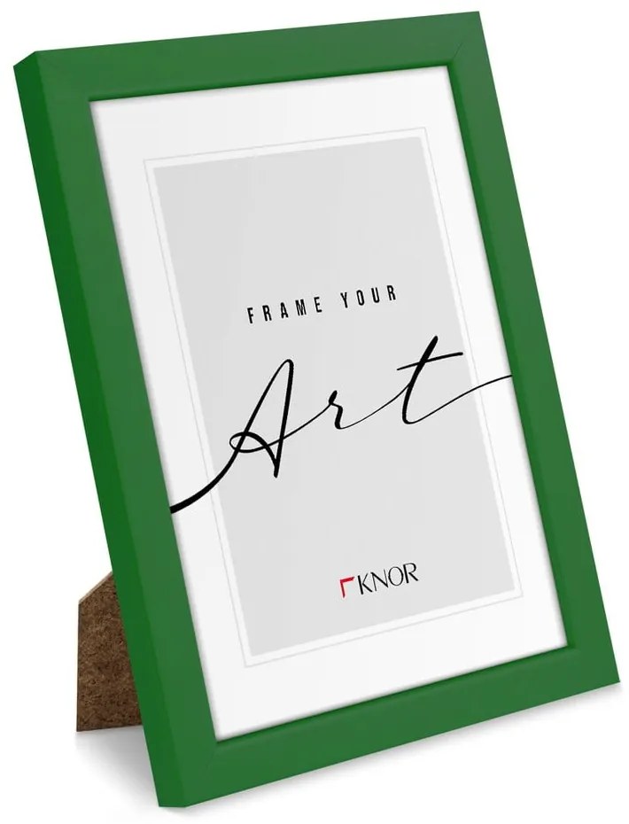 Ramă foto verde de agățat 32x42 cm – knor