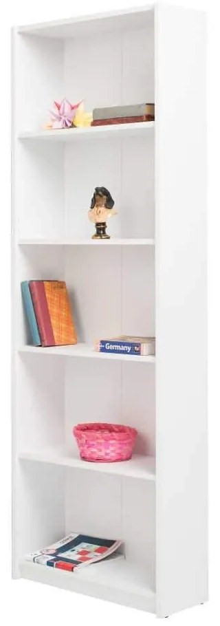 Biblioteca Adore Modern, 5 rafturi, 64x182x26 cm