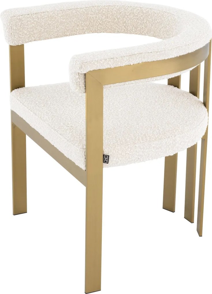 Scaun elegant design LUX Clubhouse, crem 113987 HZ