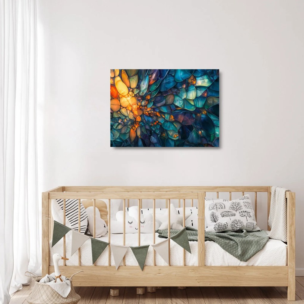 Tablou pe sticlă - Mozaic de sticlă (70x50 cm)