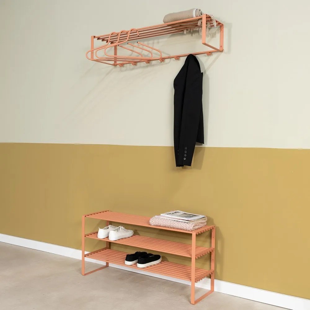 Pantofar somon din oțel 100x48,5x29 cm Rex – Spinder Design