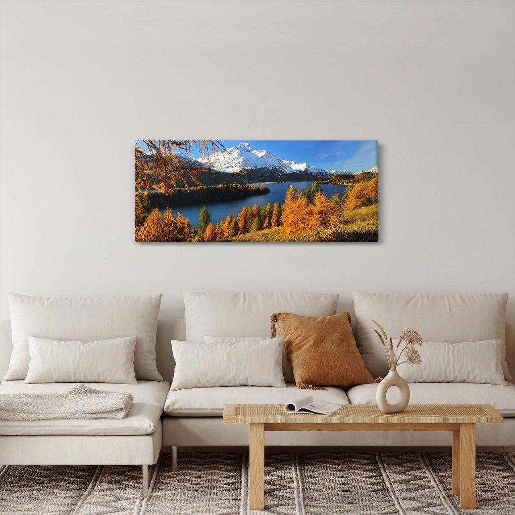 Tablou - Toamna în Alpi (120x50 cm)