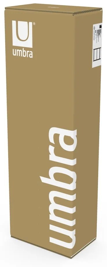 Etajeră neagră/în culoare naturală cu aspect de lemn de nuc 72x90 cm Bellwood – Umbra