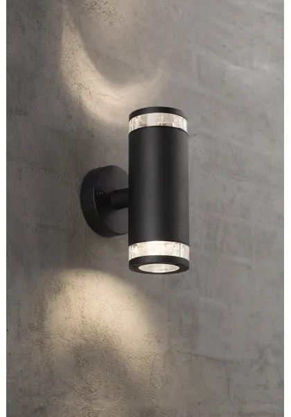 Nordlux - Aplică de exterior BIRK 2xGU10/28W/230V IP44