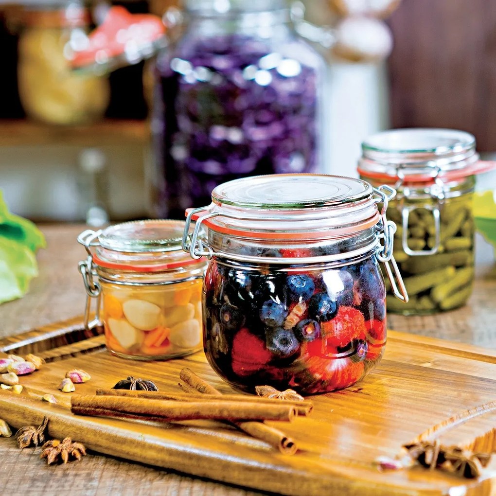 Pahare cu clips Tescoma DELLA CASA, 800 ml, 0,8 l